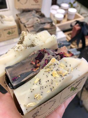 Handmade all/natural soaps.