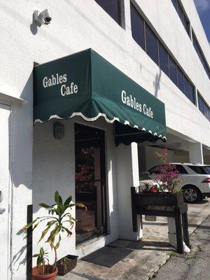 Entrance to Gables Cafe