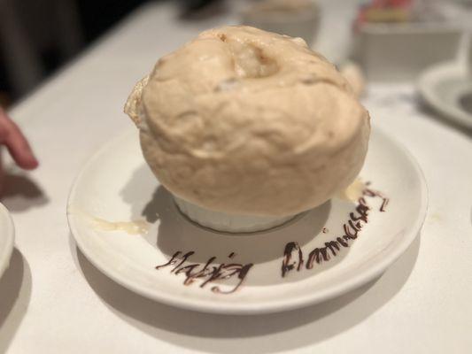 Creole Bread Pudding Soufflé