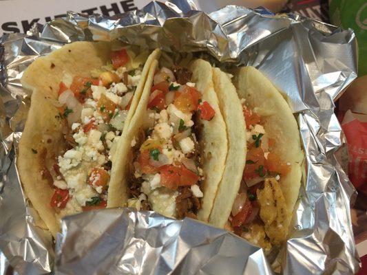 Street taco trio