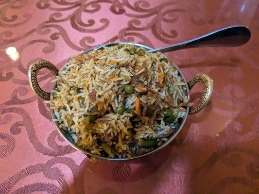 Vegetable biriyani