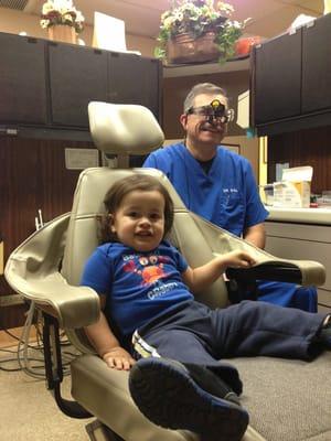 Iván's first visit to the dentist!