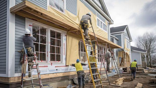 Installing home with siding in Knoxville, TN