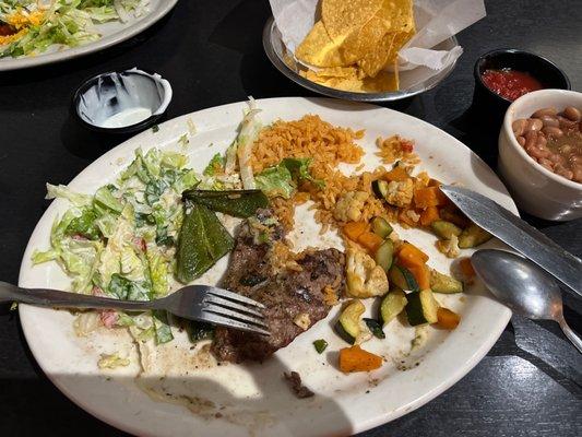 Carne Asada y Poblano