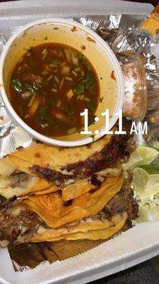 Birria tacos