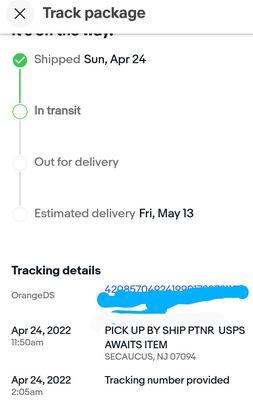 This package ordered on the 20th has just sat for WEEKS and not given to USPS. Emails to OSM Worldwide went ignored.