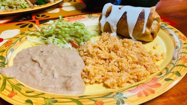 Chimichanga Plate