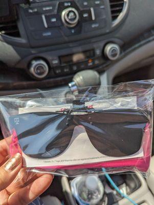 Getting my T-Mobile Eclipse Lenses + glasses.