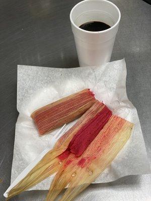 Tamal de fresa