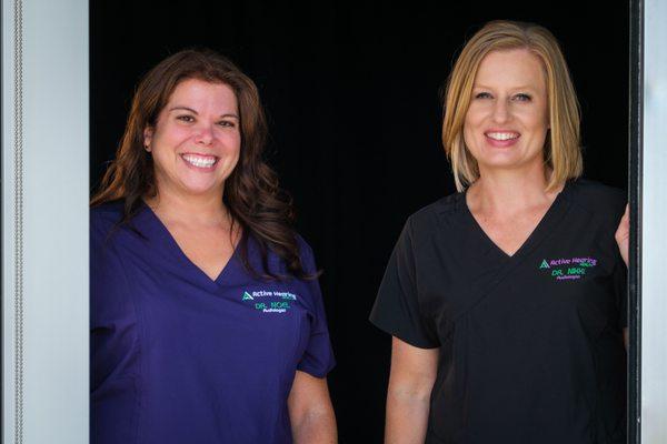 Meet our audiologists: Dr. Noel Griffith and Dr. Nikki Kopetzky!