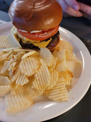 Double cheeseburger