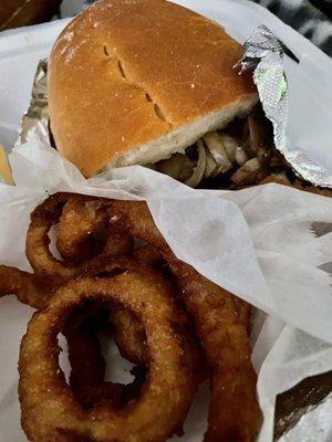 Ribeye & Onion Rings