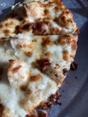 Small chicken bacon ranch pizza.