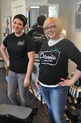 Atomic House of Hair was built by two friends who are passionate about beautiful hair and customer satisfaction.