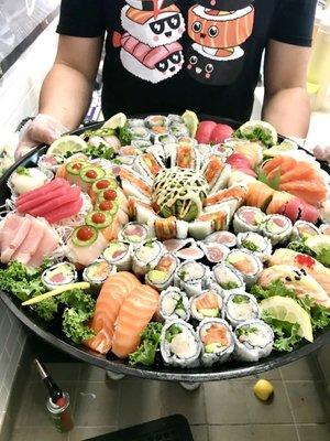 Amazing sushi platter by the best Eddy!