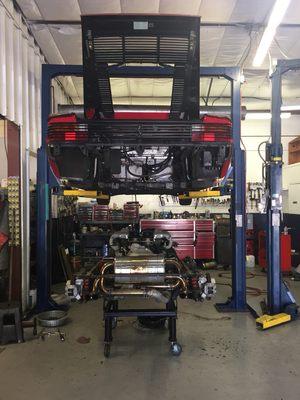 Ferrari Testarossa 30k service.