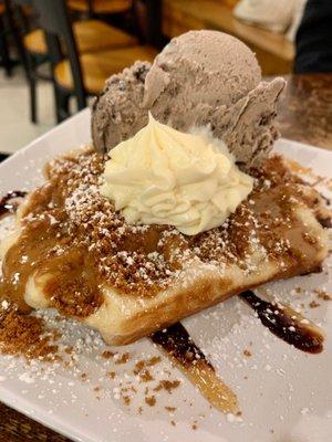 Cookie butter waffles