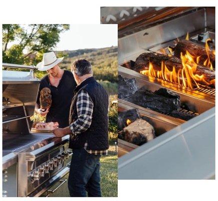 Hybrid fuel grills offer the ultimate in flexibility