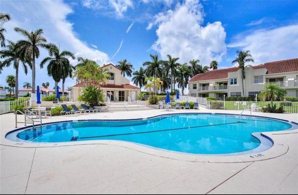 The Pool for our golf course view unit.