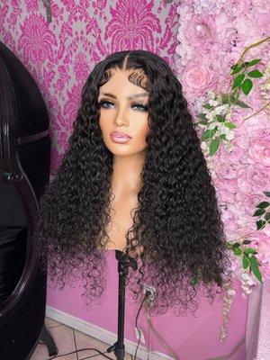 Custom lace closure wig