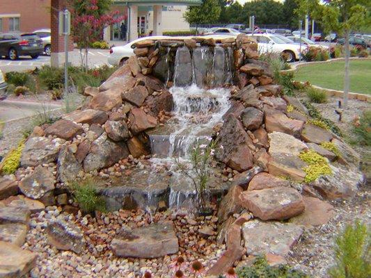 home waterfall landscaping services