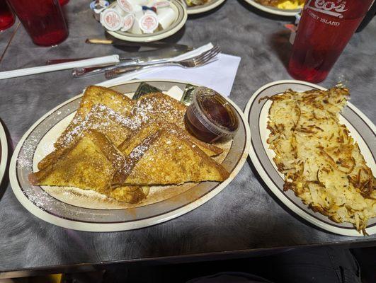 French Toast, Hash Browns