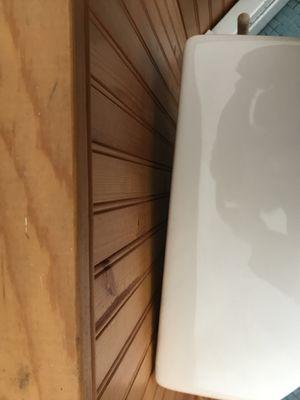 Incredibly lousy workmanship. Put in a new toilet TOTALLY crooked.