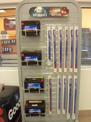 The Lynch Part's Department offers OEM Batteries and Wiper Blades. Please look at our website for specials and coupons.