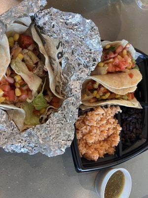 Three tacos combo