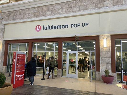 Lulu Lemon POP UP