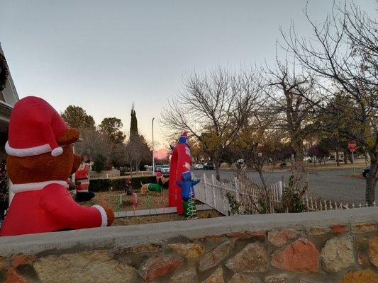 Christmas view of the Park.