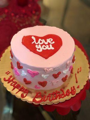 Birthday/Valentine's cake