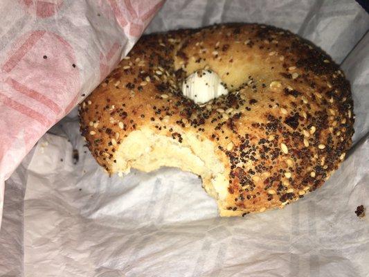 Everything Bagel with Cream Cheese