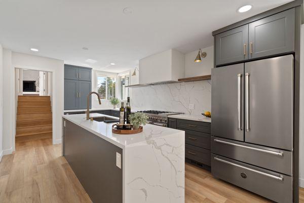 Remodeled kitchen. Full remodel of home took 13 weeks from start to finish.