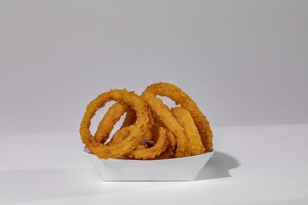 Onion rings are a favorite of our guests, match with our homemade Ranch Dressing