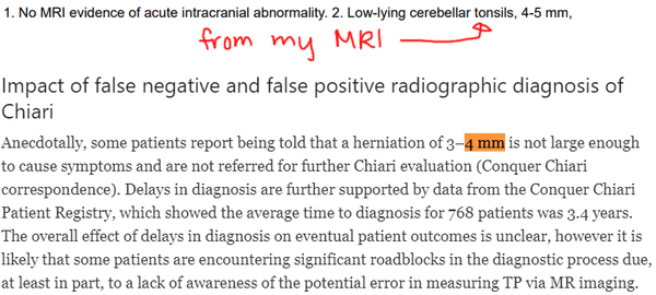 Swedish found I have a serious brain malformation before I even met Rink. Rink disregards imaging for his emotional suspicions.