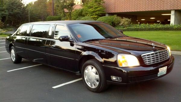 Limo detail for Prime Time Sedan Service.