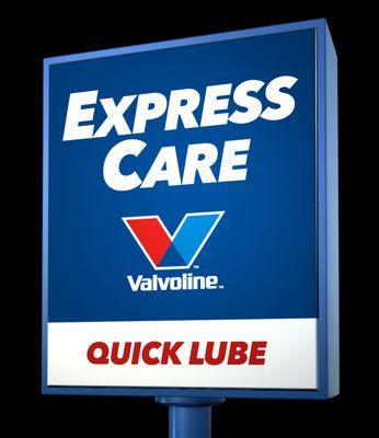 Valvoline Express Care sign