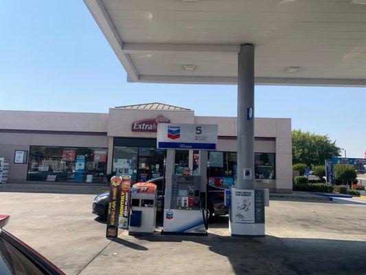 Chevron Station and Extra Mile Store