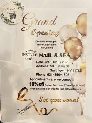 Grand opening