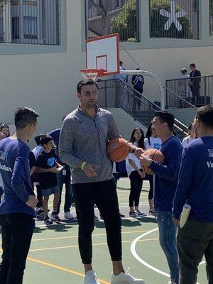 Zaza Pachulia at the Salesforce event 9/12/19