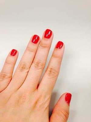 "Red Hot Rio" gel by OPI