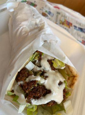 Falafel Wrap - really good