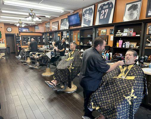 Our Shea location 3114 E Shea blvd we have barbers available for walk ins