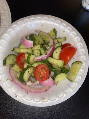 Cucumber salad