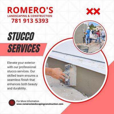 we are specialists in offering stucco services that not only improve the aesthetics of your home, but also guarantee durability.