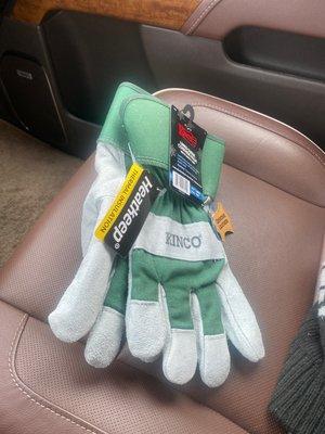 Had to pick up some work gloves.