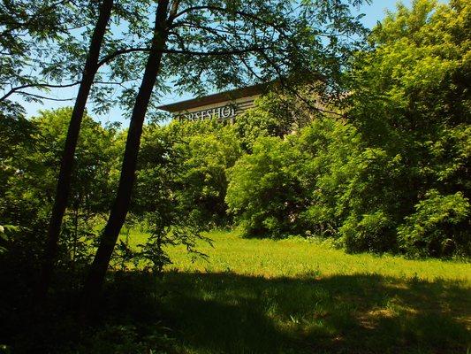 An interior view of the park.