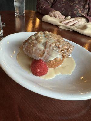 Coffee cake with jamaican blue mountain sauce