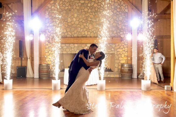 Tucson Wedding DJ with Sparkler first dance, DJ Raza